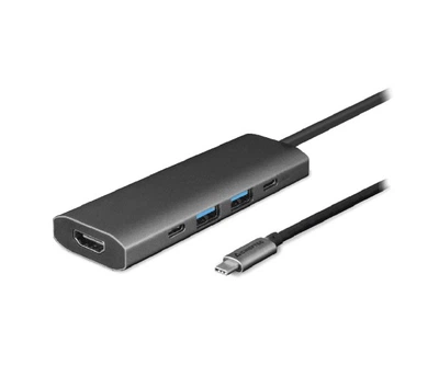 Док-станція USB3.2 Type-C --> HDMI/USB 3.2x2/USB-C/PD 80W 5-in-1 DSC-502 CHIEFTEC