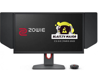 TFT 24.5" BenQ ZOWIE XL2566K, 360Гц, HDMI 2.0 x2, DP 1.2, DyAc™, HAS, Pivot, темно-сірий