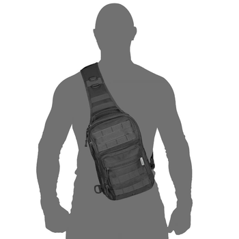 Тактическая CamoTec сумка Cob Sling Black черная