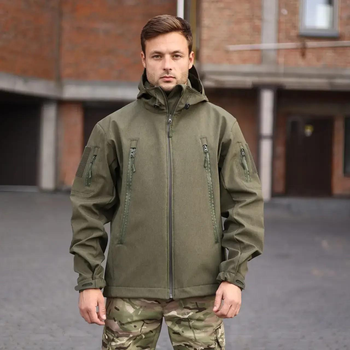 Куртка Softshell 01. Олива XL (JA-01UUFC)