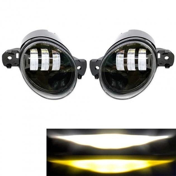 Дополнительные противотуманные LED фары ПТФ на Nissan X-Trail T30 Bi W/Y 45W+45W 01-07 комплект Ниссан Х-Трейл SV062011