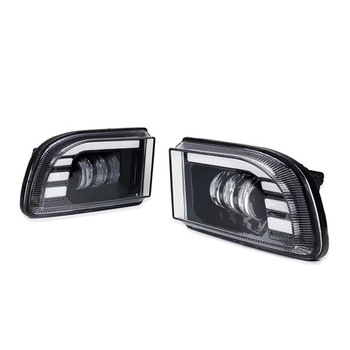 Дополнительные противотуманные LED фары ПТФ на Chevrolet Lacetti 45W+DRL 04- комплект Шевроле Лачетти SV0566