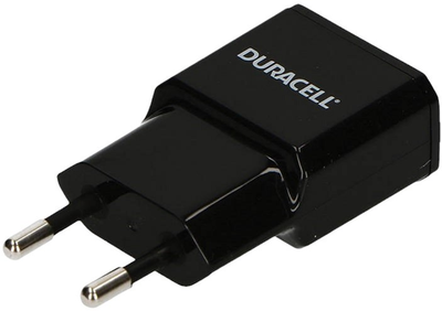 Мережевий зарядний пристрій Duracell USB 2.4 A Black (DRACUSB3-EU)