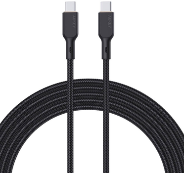 Kabel Aukey USB-C - USB-C 1 m Czarny (CB-KCC101)