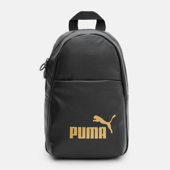 Рюкзак спортивний зі штучної шкіри 9 л Puma Core Up Backpack 9027601 Чорний (4099685703951)