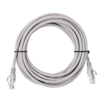 Патч-корд 2E САТ 5e, UTP, 5м, 26AWG, RJ45, 7/0.16, Cu, LSZH, сірий (2E-PC5ECU-5LSZH-GRY)