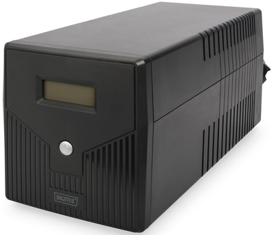 Источник бесперебойного питания Digitus DN-170076 2000VA / 1200W USB RS-232/ 4xSchuko / RJ-45 Черный
