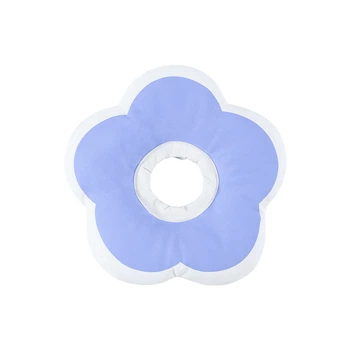 М'який комір-подушка для кішок Lesko DT-1018 Purple XS післяопераційний захисний від вилизування