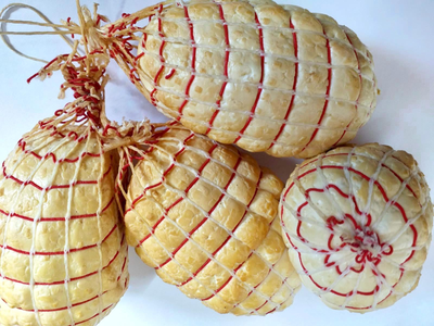 Сир Бринза коров'яча копчена Козацьке подвір'я вакуум 1 кг