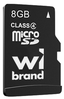 Карта памяти Wibrand microSDHC 8GB Class 4 (WICDC4/8GB)
