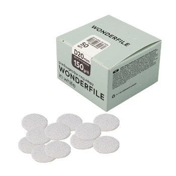 Сменные файлы для педикюрного диска Wonderfile Soft d 20 мм 150 грит на мягкой основе 50 шт