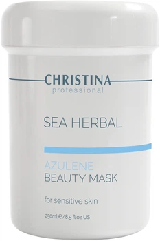 Азуленова маска для чутливої ​​шкіри Christina Sea Herbal Beauty Mask Azulene 250ml (639045-543582-2)