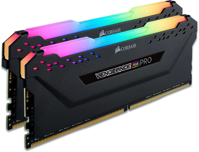 Оперативна память Corsair DDR4-3000 32768MB PC4-24000 (Kit of 2x16384) Vengeance RGB PRO Black (CMW32GX4M2D3000C16)