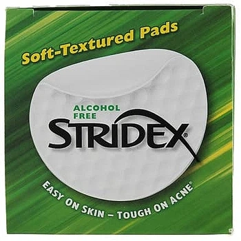 Диски проти акне з алое, що очищають - Stridex Daily Care Acne Pads With Aloe Sensitive Skin Salicylic Acid 0,5% 90шт (1075216-1428555-2)