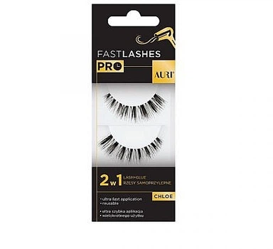 Ресницы накладные самоклеящиеся - AURI Fast Lashes Pro Chloe 2шт (1072246-1425346-2)