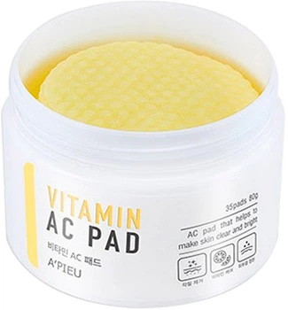 Пилинг-диски для очищения кожи лица A'pieu Vitamin AC Pad 35шт (842498-764482-2)