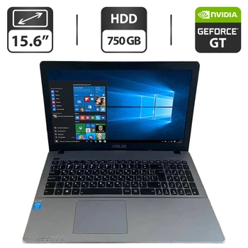 Ноутбук Asus X550CC / 15.6" (1366x768) TN / Intel Core i3-3217U (2 (4) ядра по 1.8 GHz) / 12 GB DDR3 / 750 GB HDD / nVidia GeForce GT 720M, 2 GB GDDR3, 64-bit / WebCam / VGA б/у