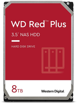 Жорсткий диск Western Digital Red Plus NAS 8TB 5640rpm 256MB WD80EFPX 3.5 SATA III