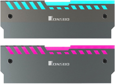 Радіатор для RAM Jonsbo NC-2 2x RGB Silver (NC-2 AURAX2)