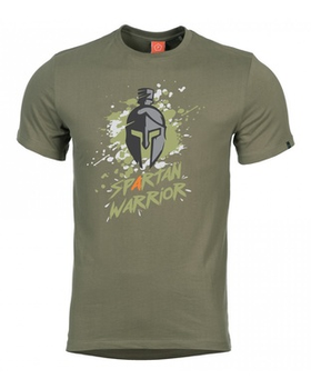 Футболка Pentagon Ageron "Spartan Warrior" Olive Green XXL