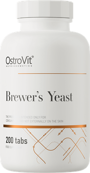 Харчова добавка OstroVit Brewer's Yeast 200 таблеток (5903933900537)