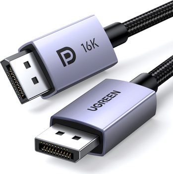 Кабель Ugreen DP118 DisplayPort 16K Cable 2 м Black (UGR-15384)