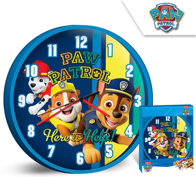 Zegar ścienny Kids Licensing Paw Patrol (8435507834698)