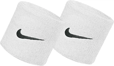  Frotki na rękę Nike Swoosh Wristbands White (845840057971)