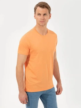 Футболка довга чоловіча Pierre Cardin G021SZ011-000-1388913 2XL Помаранчева (8682733287969)