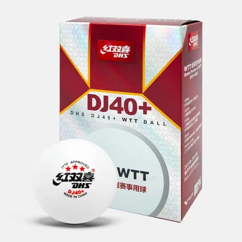 DHS DJ40+ WTT Officiall ball (ITTF approved) — Мячи для настольного тенниса 6 штук