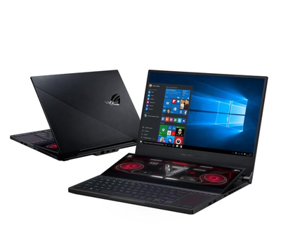 Ноутбук Б\У Asus ZenBook Duo Pro UX581 \ Intel® Core i9-9980HK \ 8 ядер 16 потоков \ RAM 32 GB \ SSD 1000 GB \ NVIDIA RTX 2060 6 GB \ 4K \ 2 Экрана