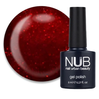 Гель-лак NUB 072 Celebrity малиново-красный 8 мл (096200205727)