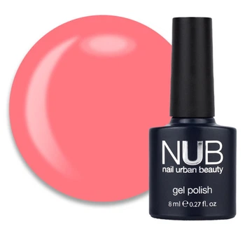 Гель-лак NUB 102 Honolulu Beach неоновый кораллово-лососевый 8 мл (096200206427)