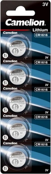 Батарейка Camelion CR 1616-BP5 Lithium Button cell BP5 (4260033152688)