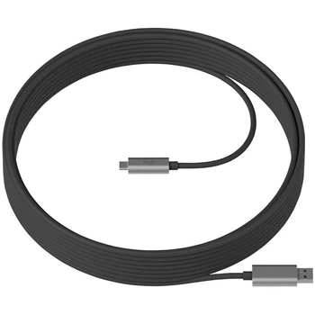 Кабель USB Type-C > USB Type-C Logitech USB 3.2 Gen2 - USB Type C Strong Graphite 10m (939-001799)