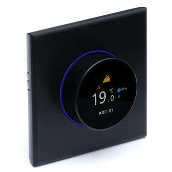 Терморегулятор теплого пола сенсорный BHT-6000 В Black