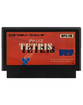 Игра Nintendo Famicom Dendy Tetris (BPS) Английская Версия Только Картридж Б/У