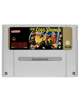 Игра Nintendo SNES The Lost Vikings Europe Английская Версия Только Картридж Б/У