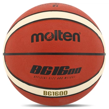 Мяч баскетбольний резиновый Molten Game BG1600 размер 7 Orange