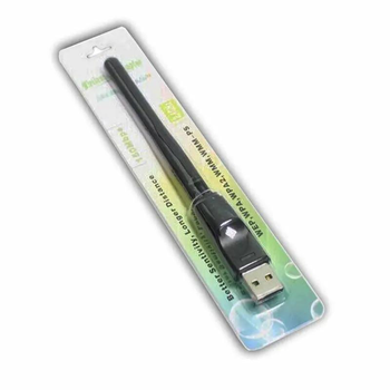 Сетевой Wi-Fi адаптер Ralink Media Tek MT7601 с антенной 2dBi и скоростью передачи до 150 Мбит/сек для ПК и TV-тюнеров