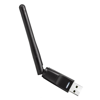 Сетевой Wi-Fi адаптер Ralink Media Tek MT7601 LV-UW10S с антенной 2dBi и скоростью передачи до 150 Мбит/сек для ПК и TV-тюнеров