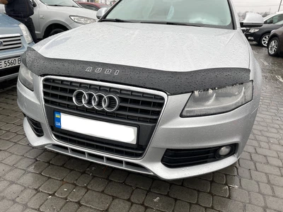 Дефлектор капота (мухобойка) Audi A4 (8K,8B) 2008-2011 (ViP)