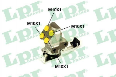 Распределитель тормозных усилий LPR 9932 Volkswagen Polo, Passat, Golf, Scirocco, Jetta; Seat Toledo 191612151, 191612151A, 191612151C