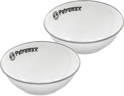 Набор эмалированных мисок Petromax Enamel Bowls 1 л Белый 2 шт (4250435731215)