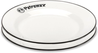 Набор эмалированных тарелок Petromax Enamel Plates 26 см Белый 2 шт (4250435731192)