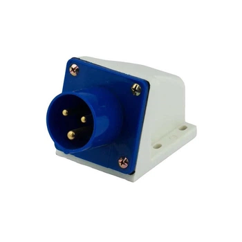 Вилка&nbsp;силовая&nbsp;стационарная&nbsp;ENERGIO&nbsp;513(2P+PE)&nbsp;16A&nbsp;220В&nbsp;IP44