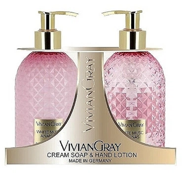 Набір - Vivian Gray White Musc & Ananas (h/soap/300ml + h/lot/300ml) Набір
