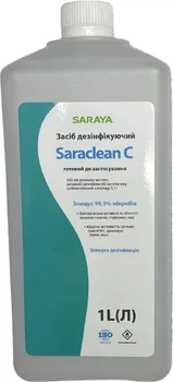 Дезінфікувальний засіб для поверхні Saraya Saraclean C 1 л (4820224250199)