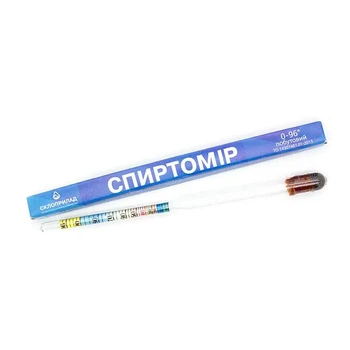 Спиртомір ареометр 0-96% побутовий