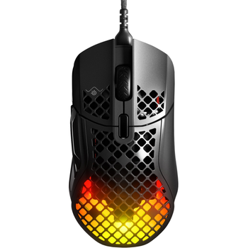 Проводная игровая мышка SteelSeries Aerox 5 RGB 18000dpi 9кн Black (62401)